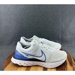 Nike React Infinity FK 3 TB Light Gray Blue  DQ7830-007 Road Running Shoes Sz 14